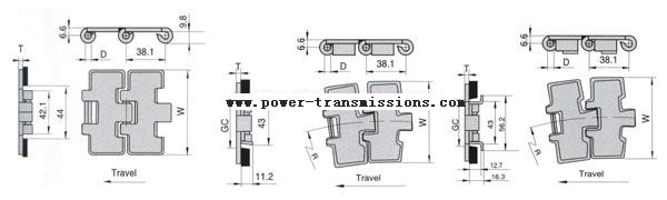 stainless steel, chains, chain, china, roller chains, Conveyor Chains, Silent chains, leaf, hollow pin, flap top, short gauge